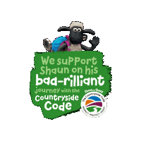 Thecountrysidecode nature outdoors shaunthesheep countrysidecode Sticker