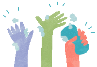 Hands Virus Sticker by One Medical