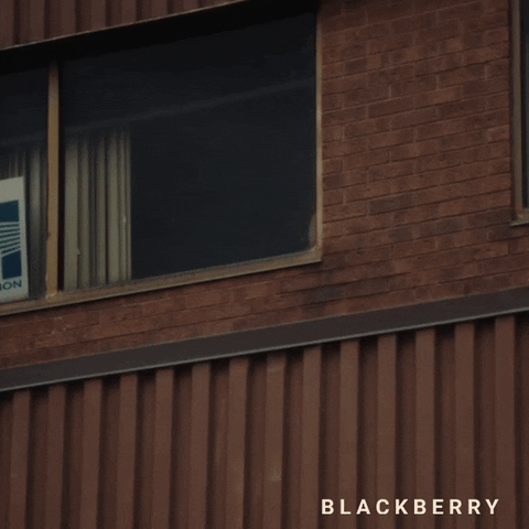 BlackBerryFilmUK film 1990s hiding sneak peek GIF