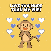 Luv You In Love GIF by Wise Monkey Meme