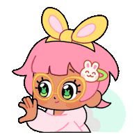 SparklesMagicalMarket heart pink friends animals Sticker