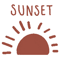 isaleyvablog beach sunset boho golden Sticker