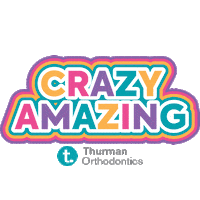 ThurmanOrtho love crazy amazing peace Sticker
