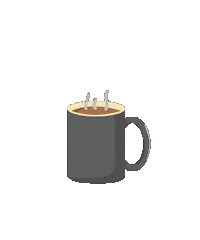Hot Coffee Sticker