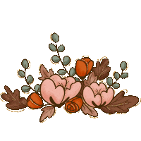 Pink Flower Sticker by Roxy James