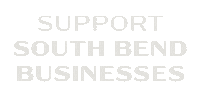 South Bend Shoplocal Sticker by Kath Keur
