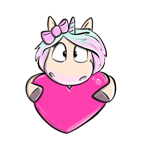 Mina Einhorn Sticker by glitzerimkopf