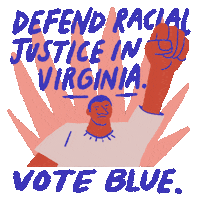 Black Lives Matter Vote Sticker by Creative Courage