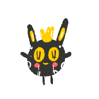 Bunny Doodle Sticker