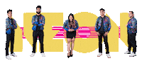 Neon Band Sticker