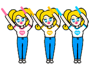 Happy Make Up Sticker by Plastic Thing