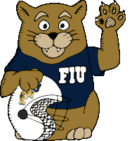 cat football Sticker by FIU
