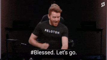 Working Out Lets Go GIF by Peloton