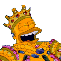 The Simpsons Laugh Sticker