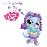 Cat Coffee Sticker by Kitten Catfé™