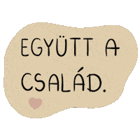Csalad Szeretet Sticker