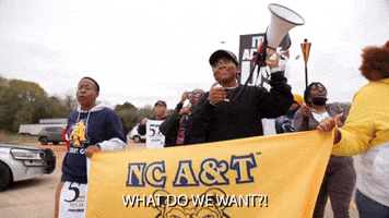 WHAT DO WE WANT?!
