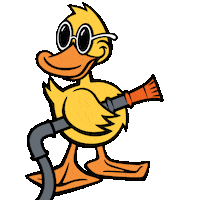 Vacuuming Car Wash Sticker by Quick Quack