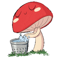 Corona Mushroom Sticker