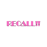 Recall Sticker by KAID