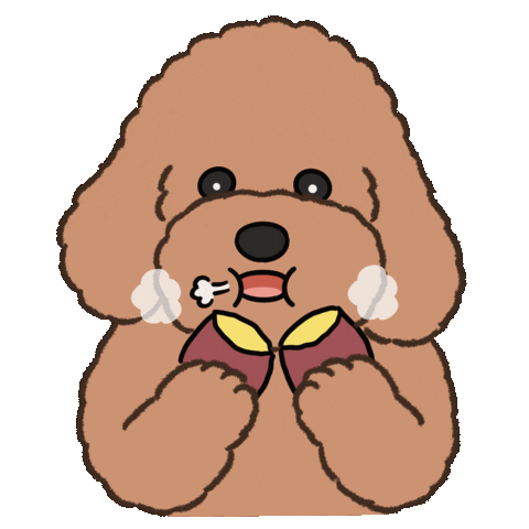 Puppy Poodle Sticker