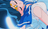 sailor moon writing GIF