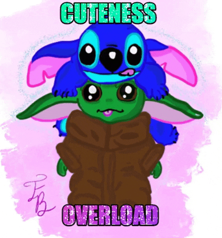 lizyb_art artist baby yoda cuteness stitch GIF
