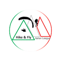 HikeFlyItalia paragliding paraglide hikefly hikeandflyitalianleague Sticker