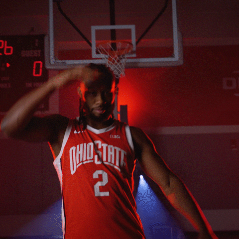 Basketball Dunk GIF by Ohio State Athletics
