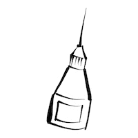minipresents mini mp glue kleber Sticker
