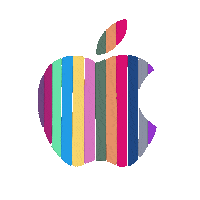 Logo Rainbow Sticker by RaskolnikovART
