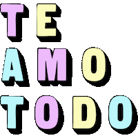 te amo todo i love you Sticker