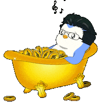 Tom Lee Money Sticker by Pudgy Penguins