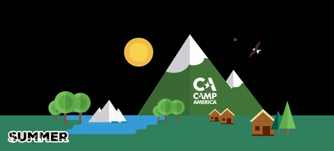 CampAmericaOfficial giphygifmaker summer summer camp camp america GIF