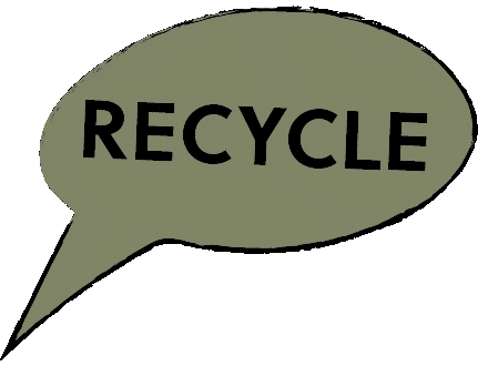 Recycle Sustain Sticker by Avoidwaste