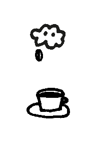 LykkeKaffegardar coffee cloud Lykke lykkekaffegardar Sticker