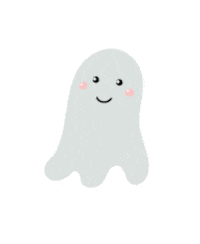Halloween Ghost Sticker by Kids&Us