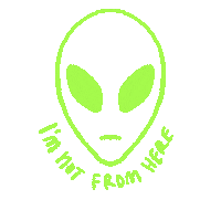 Space Ufo Sticker