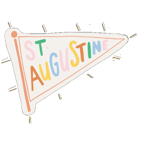 St Augustine Florida Sticker by Declaration & Co.