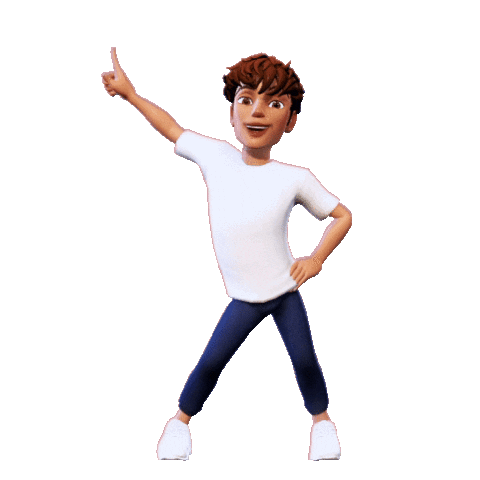 Happy Genie Sticker by Rustam Mayer