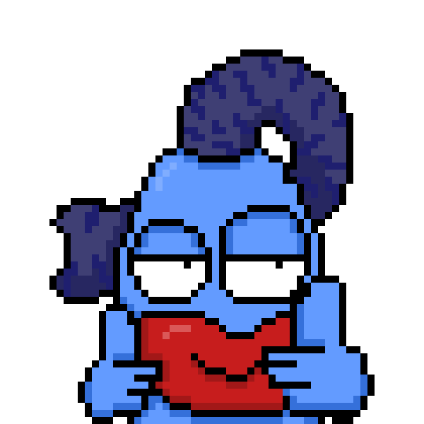 Pixel Fish Sticker