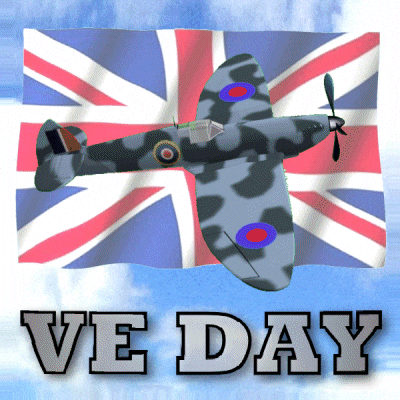 Union Jack Spitfire GIF