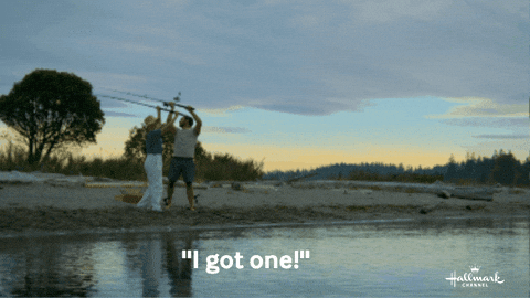 Michael Rady Fish GIF by Hallmark Channel