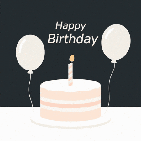 llwuStudio01 giphygifmaker celebration birthday cake GIF