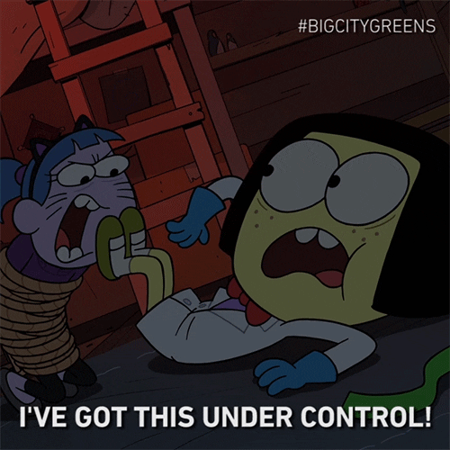 Scared Out Of Control GIF by Disney Channel