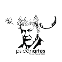 Freud Sticker by psicanartes