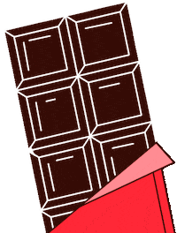 chocolate cacao Sticker by Zaans