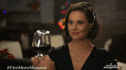Cheers Romance GIF by Hallmark Mystery