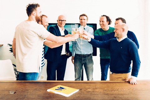 cheers GIF by Etergo