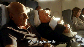 scared season 2 GIF by Blunt Talk